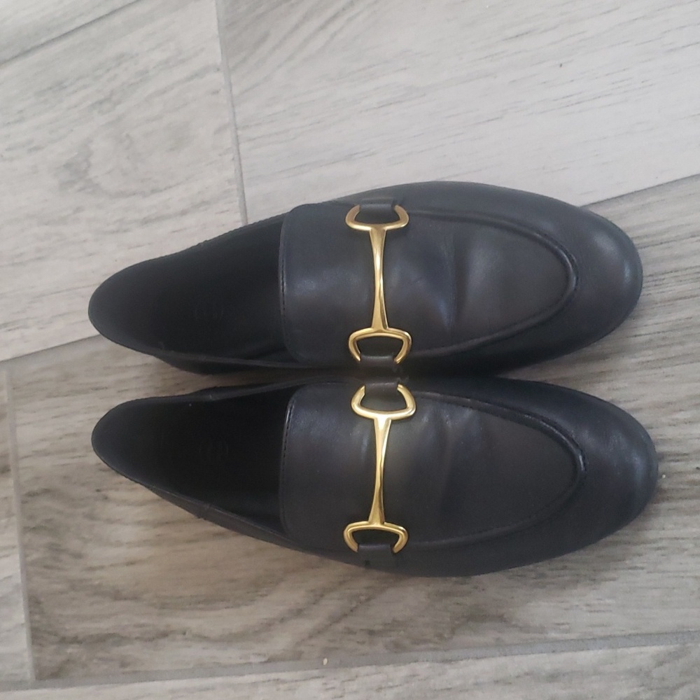 Massimo Dutti leather loafers - EUC
